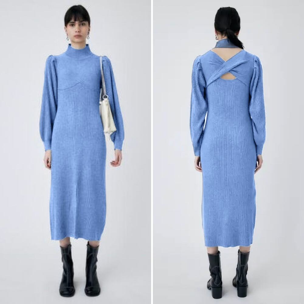 Moussy Cross Back Knit Dress